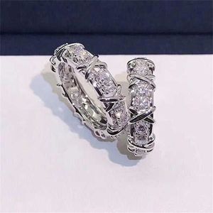 Cluster Rings Glamorous Titanium Slim Ring 4mm Lab Diamond Ring smycken Förlovningsring Kvinnor Män Party Accessories Gifts For Rings Magnetic L230306