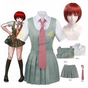 Anime Costumes Anime Danganronpa Mahiru Koizumi Cosplay Come Japanese Sailor Suit Women Dress Girls Clothing Z0301