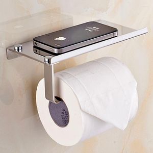 Banyo Aksesuar Seti Basit Banyo Aksesuarları Paslanmaz Çelik Kağıt Havlu Raf Yumruğsuz Cep Telefon Tuvalet Rulo Depolama Duvar Monte