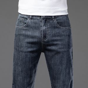 Jeans da uomo Arrivi Estate Leggero Traspirante Vita media alta Elastico Baggy 35 40 42 44 230306