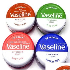 Marca de maquiagem labial Vaseline Therapy Cacau Manteiga para lábios macios e rosados
