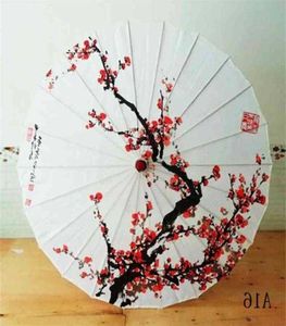 luxury designer brand Silk Women Umbrella Japanese Cherry Blossoms Ancient Dance Decorative Chinese Style Oil Paper 2107213479912 JJVR