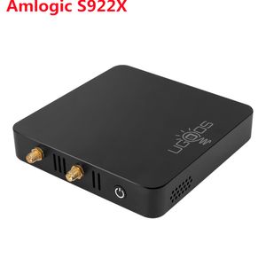 Ugoos AM6B Plus TV Box 4GB 32GB AMLOGIC S922X-J 2.2GHz Smart TV Box Android 9.0 5G WiFi BT 4K HD Media Player Caixa superior