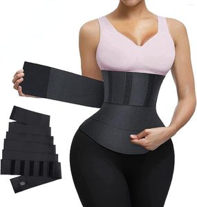 Kvinnors Shapers Midjebandage Wrap Trainer Bälte Body Shapewear Mage Kvinna Platt mage Bantning Vinst Postpartum slida