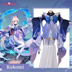 Anime Costumes In Stock UWOWO Sangonomiya Kokomi Cosplay Game Genshin Impact Pearl of Wisdom Come Special For Carnival Halloween Christmas Z0301