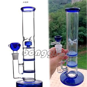 Ny stil glas bong hopahs percolator vatten rör bubblare dab riggar återvinn olje vatten bongs rök