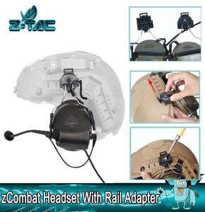 Z Tactical Zcomtac II Hızlı Kasklar İçin Ray Adaptörü ile Kulaklık Sesli Avcı Kulaklık Airsoft Kulaklık Outdoorsports Com2188653