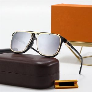 Occhiali da sole da uomo vintage di vetro di alta qualità per le lettere polarizzate da donna SPY AVIATOR Glasses guidando in vacanza2556