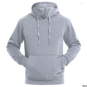 Hoodies masculinos moletom moletom primavera e moletom casual de outono topo de cor sólida