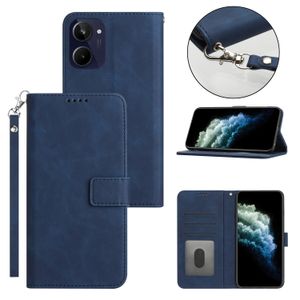 Läderfodral för Xiaomi 13 Poco X5 Redmi 12C K60 10A Note 12 K50 Ultra Pro Plus 5G 4G Turbo Wallet Telefonfodral Pu Tpu Lanyard