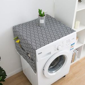 Pillow Refrigerator Dust-proof Cover Modern Minimalist Washing Machine With Storage Pocket Bag Drop