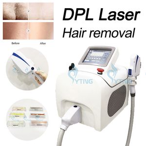 IPL Remoção de cabelo DPL Máquina de beleza rejuvenescimento da pele dos vasos sanguíneos Remova a redução de cabelo opt