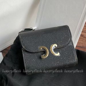 Designer de moda Mulheres Carteiras curtas Letras pretas Imprima carteira de luxo Mulher Moeda Bolsa de Cartão Mini Leatra Hasp Cartão de Cartão