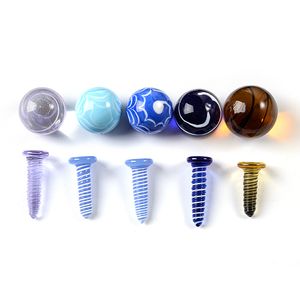 Flat Top Terp Slurper Quartz Banger 45 90 Degree Seamless Fully Weld 10mm 14mm Male US grade weld Glass Marble Screw Terp Slurper Beveled Edge For Oil Dab Rigs