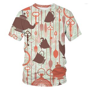 メンズTシャツファッションストリートカジュアルスウェットシャツ抽象パターン3DプリントTシャツの男性と女性ラウンドネックトレンディショートスリーブパーティーウェア。