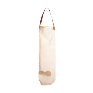 Storage Bags Long Handle Mesh Bag Reusable Grocery For Vegetable And Fruit Breathable Organizer