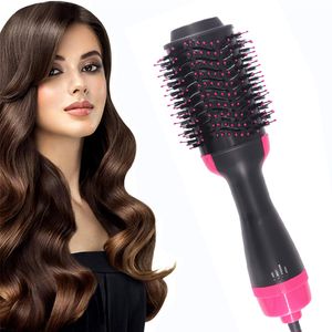 Hair Straighteners 1000W Dryer Air Brush Styler and Volumizer Straightener Curler Comb Roller Electric Ion Blow 230306