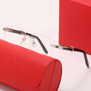 Occhiali da sole da sole di designer in legno per donne alla moda di moda da sole Square telasse da sole Sundioni da sole Bambalo Horti Carti Glassi Panther Frame ottico Accoldo degli occhiali