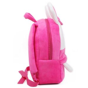 Borse da scuola Zaino carino Borsa per bambini Peluche Animale Cartone animato Mini viaggio con spallacci imbottiti regolabili per esterno Jl