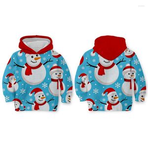 Herren Hoodies 3D, welche Urlaubskleidung Weihnachten Langarm Muster Cartoon Jungen Mädchen Frauen lustige Kleidung Weihnachtsmann Santa Claus Tops