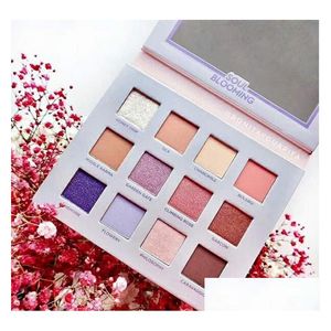 Eye Shadow Makeup Eyeshadow Nabla So Blooming 12Colors Palette Shimmer Matte High Quality Drop Delivery Health Beauty Eyes Dham8