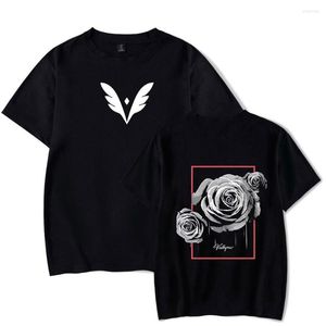 Męskie koszulki Valkyrae Tshirt unisex o-deter-letni krótki rękaw mężczyźni kobiety harajuku streetwear 90s gwiezdne ubrania modowe