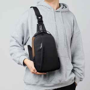 Bolso de pecho para hombre, bolsos de noche, cuerpo cruzado, deportes de ocio, mochila multifuncional de un solo hombro, bolso para hombre