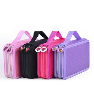 Pencil Bags Office School Pencil Case Big 364872 Slots Penal for Girls Boys Pen Box Large Storage Cartridge Bag Stationery Kit Pencilcase J230306