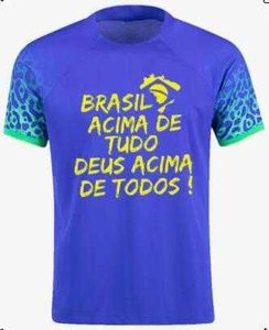Camisetas masculinas 2023 azul amarelo Brasil Jersey Jersey Size Men T-shirts Casual para camisetas de moda fãs de camisetas Jersey Streetwear Caputo G230306