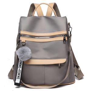 Backpack Waterproof Oxford Cloth Women Designer Light Travel Fashion School Bags Casual Lides Shoulder 230306