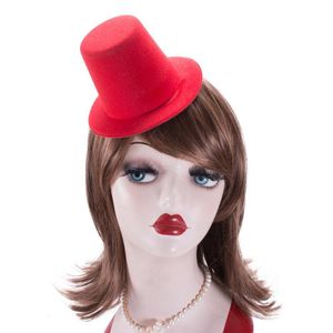 Stingy Brim Hats Mini Top Tall Hat Man Women Wedding Party Fascinator Hat EVA 9cm Millinery Hat Base DIY Craft Solid Man Women Dance Hat A006 230306