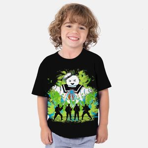 T ermts Boys Girls Ghostbusters Feetlife 3D print tshirts kids time tirts children cartoon toddler tops streetwear 230303