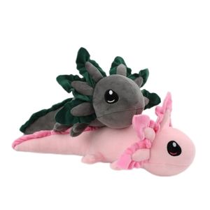 Plush Dolls 45cm Axolotl Toy Soft Stuffed ie Animal Doll Cartoon Character Toys Kids Baby Chlidren Christmas Gift 230303