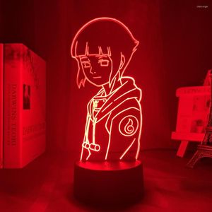 Nachtlichter Chu Tian Side 3D Nachttischlampen USB Mustela Back Knife Schlafzimmer Tischleuchte Manga Anime Geschenk Touch Home Decor