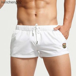 Mäns badkläder SeoBean Badkläder Mens Swim Shorts Sexiga badstammar för baddräkt Beach Bathing Suit Board Short Pants Gay Boxer Briefs 2022 W0306