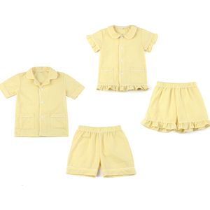 Pijama toptan bebek kıyafetleri yürümeye başlayan çocuk pijamalar kırmızı yeşil kadife çocuk erkek ve kızlar aile eşleşen aile pijamaları 230306