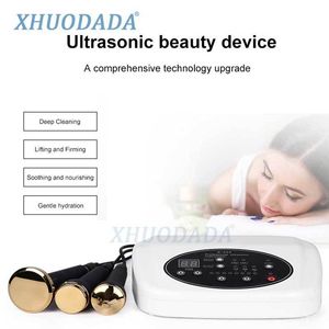 Bust Shaper 3 i 1 Ultrasonic Machine Micro Plasma Freckle Borttagning Whitening Ultraljud Anti Aging Massage Skin Care 230303