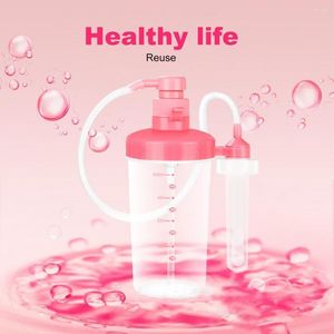 Storage Bottles 350ml/500ml Vaginal Clearner Graduated Pump Head Anal Cleaner Soft Nozzle Healthy BuVagina Cleaning Products Spray For