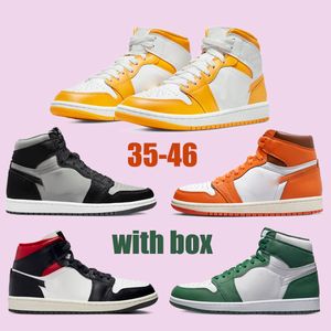 1s Vintage Basketball Shoes Jumper Men's Shoe Academy Blue Chicago Canyon Green Dark Mocha Color Contrast Women's Shoe Running Shoe