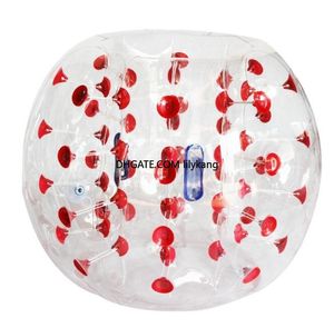 Bambini adulti Gonfiabile Bolla Calcio Pallone da calcio Corpo Zorb Palla paraurti Sport all'aria aperta divertenti palle di criceto 1m 1.2m 1.5m 1.6m