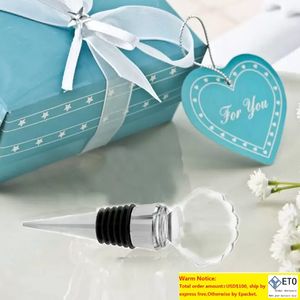 50pcs Crystal Seashell Bottle Stopper Fedder Wedding Favors الذكرى السنوية