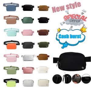 LuxurysデザイナーウエストパックLululフリースチェストベルトバッグ女性Lulul Yoga Bag Classic Bumbag Lulul Balul Belt Waist Lad