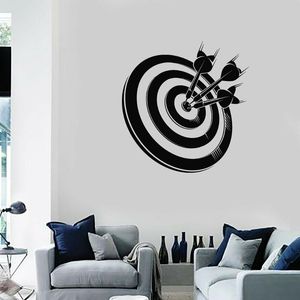 Wandaufkleber Darts PVC-Material Aufkleber Junge Schlafzimmer Ziel Schießen Spiel Sport Kunst Poster Dekoration Tapete