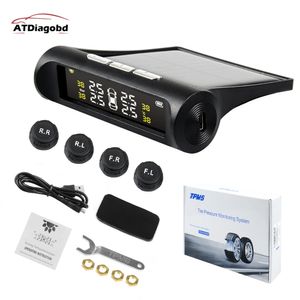 VSTM Smart Car TPMS Tyre Pressure Monitoring System Solar Power Digital LCD Display Auto Security Alarm Systems Tyre Pressure