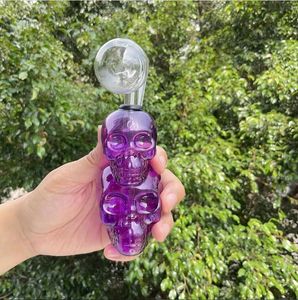 Glasbubblare vatten bongs skalle glas vattenpipa rök rörbubblare dab riggar oljerigg