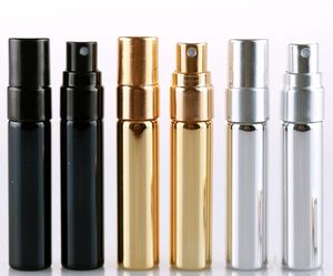 5ML Electroplated Glass Spray Perfume Bottle Press-packed Travel Portable Shading Small Sample Bottles SN707