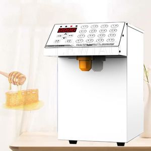 16 Quantitative FrutoSe Machine 8L de xarope FRutose Dispenser para Bubble Tea Boba Tea Shop Soltlet Aço Aço 220V