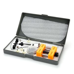 Kit di riparazione per orologi Kit di attrezzi Chiave per coperchio posteriore e staffa per movimento della cassa Strumenti per batteria di ricambio