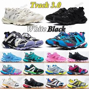 2024 Designer Männer Frauen Freizeitschuhe Track 3 3.0 Triple Weiß Schwarz Sneakers Tess S Gomma Leder Trainer Gedruckt Plattform Trainer Schuhe