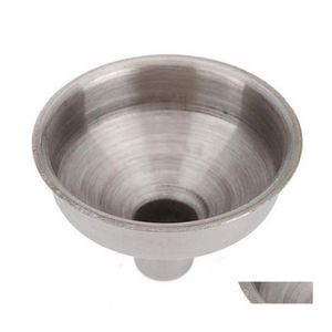 Colanders Strainers 35X25Mm Stainless Steel Hip Flask Funnel For All Kitchen Tools Mini Portable Wine Flasks Funnels Bh2091 Drop D Dhbmr